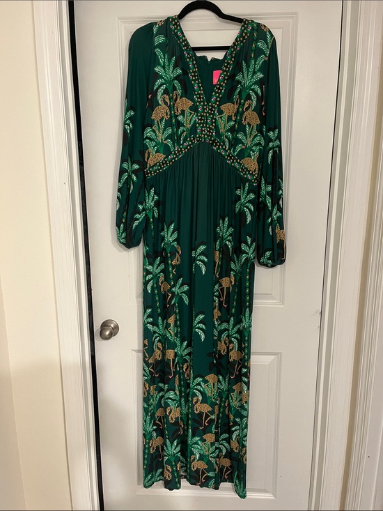 Lilly Pulitzer Dresses & Skirts - Lilly Pulitzer Wexlee- Evergreen stir it up maxi dress in EUC size 16. $185
